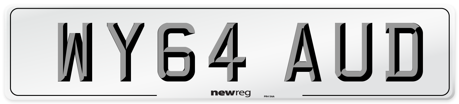 WY64 AUD Number Plate from New Reg